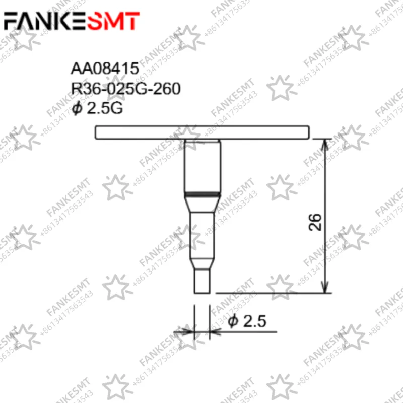 FUJI AA08415 R36-025G-260 Nozzle