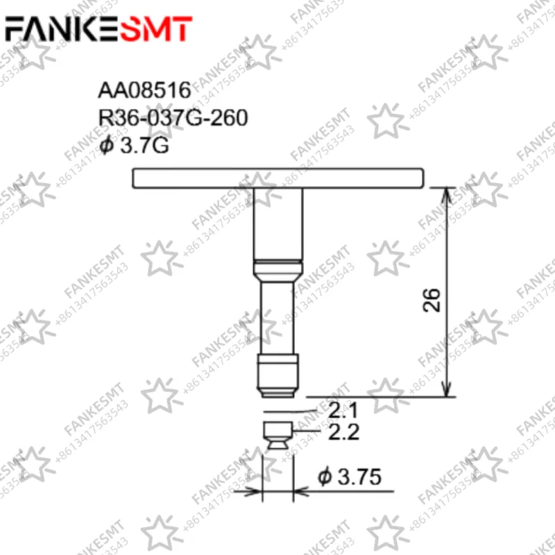 FUJI AA08516 R36-100G-260 nozzle