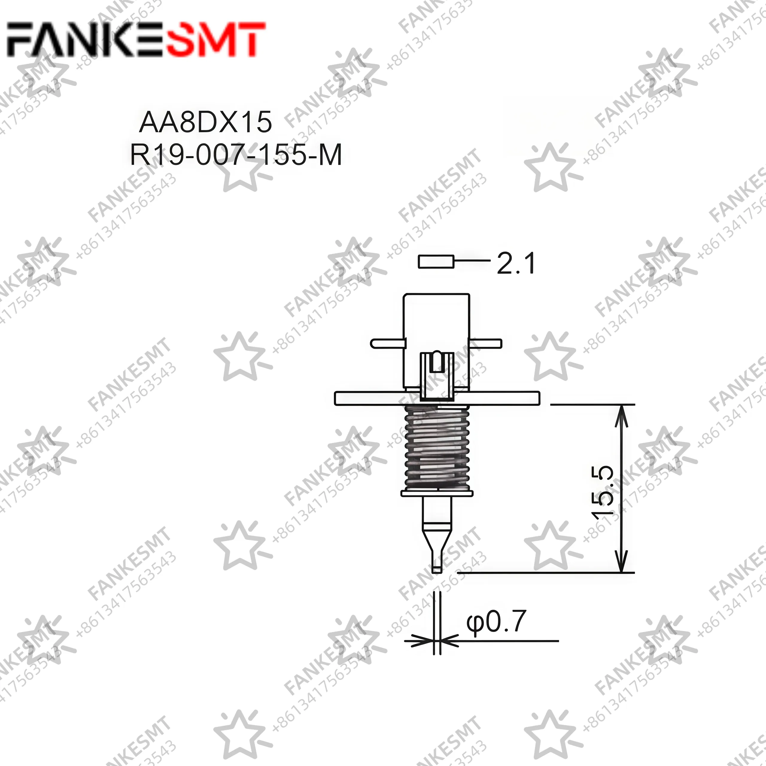 FUJI Nozzle AA8DX15 R19-007-155-M