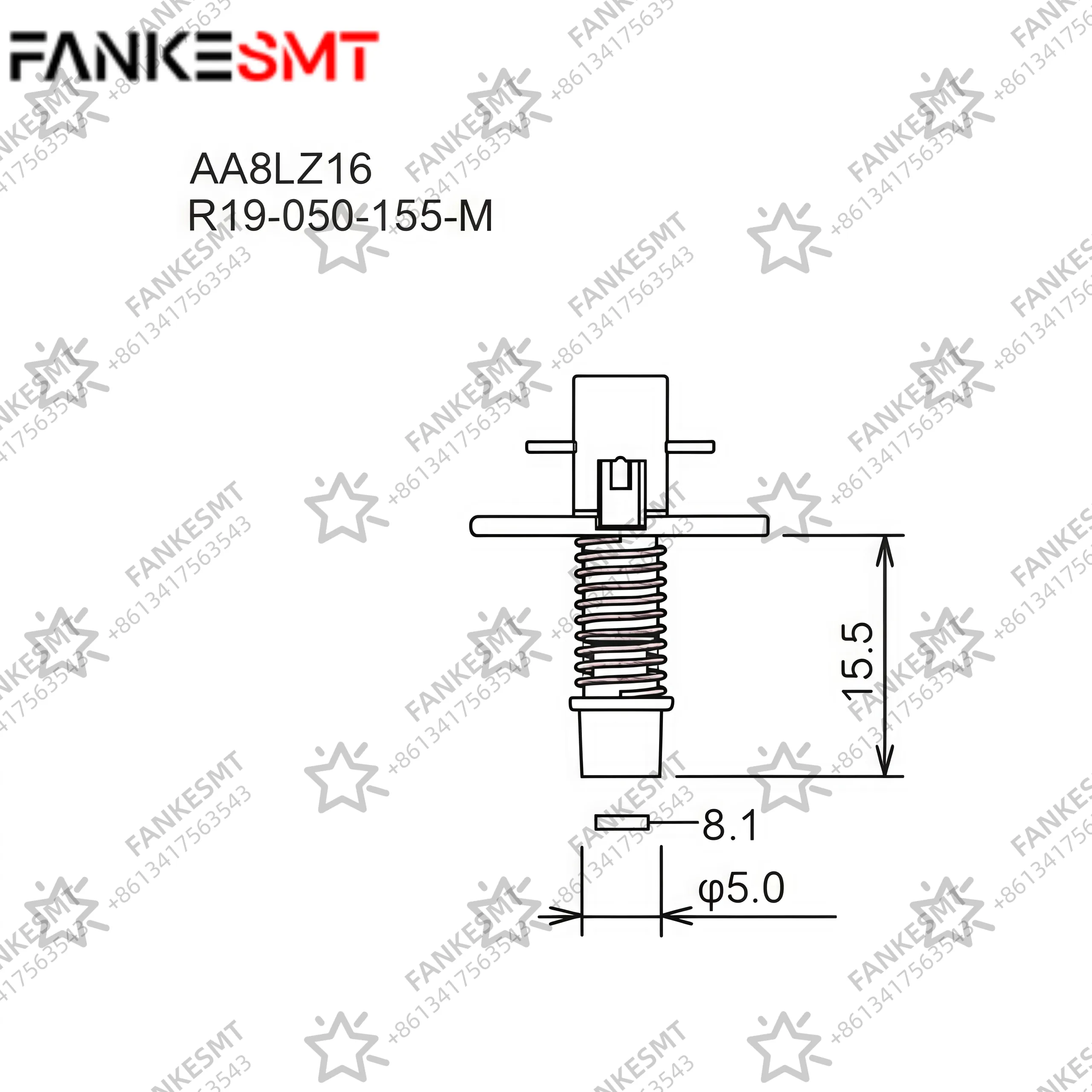 FUJI Nozzle AA8LZ16 R19-050-155-M