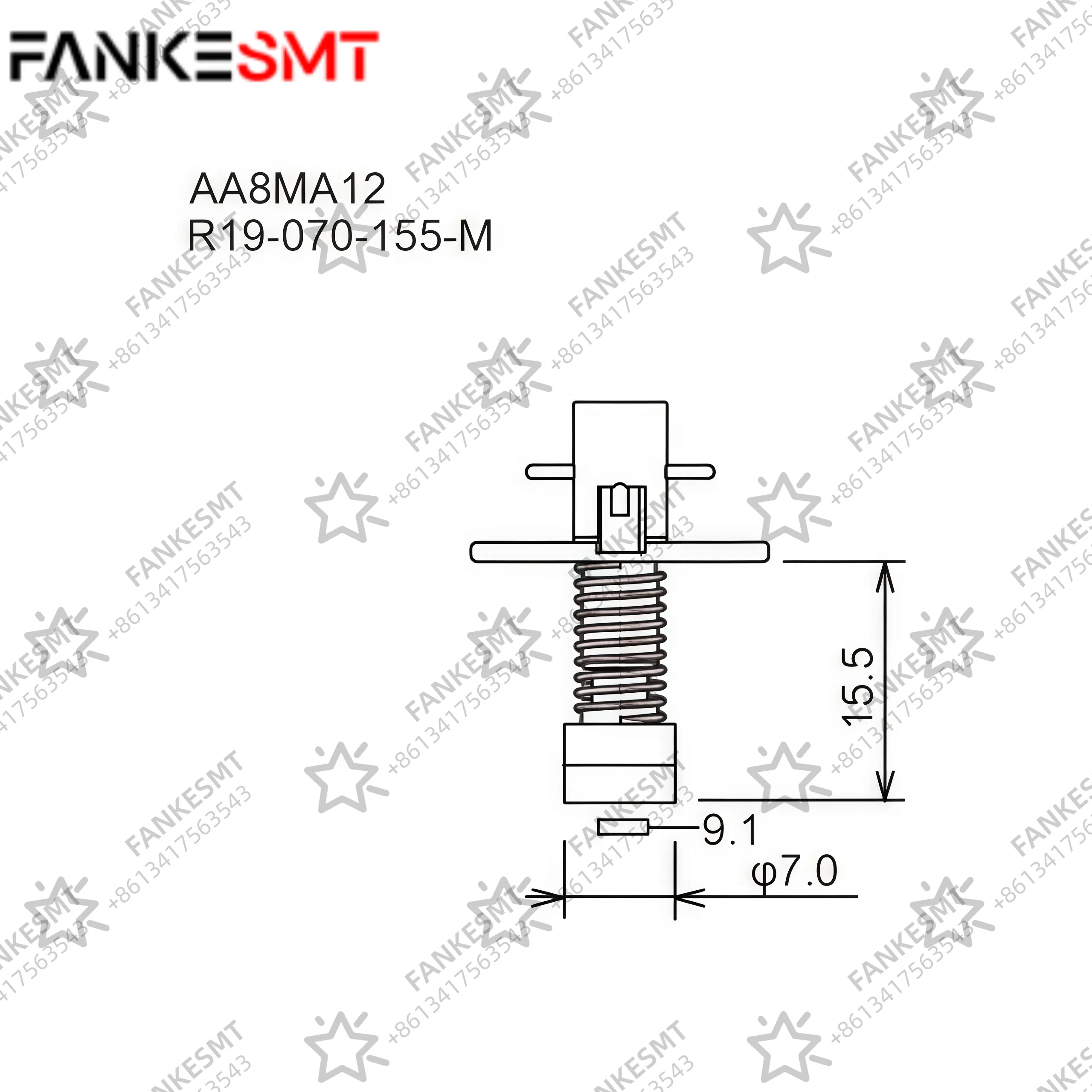 FUJI Nozzle AA8MA12 R19-070-155-M