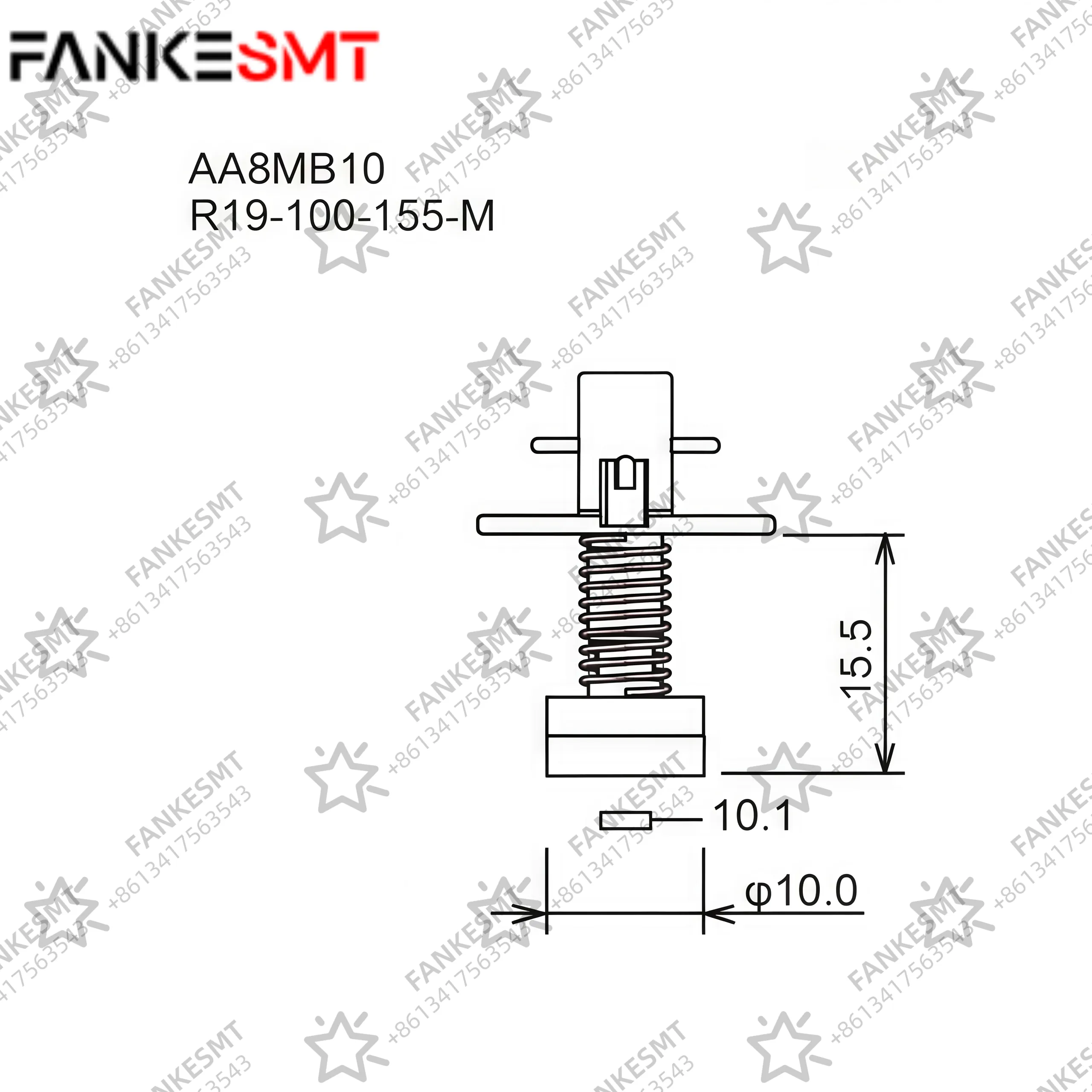 FUJI Nozzle AA8MB10 R19-100-155-M