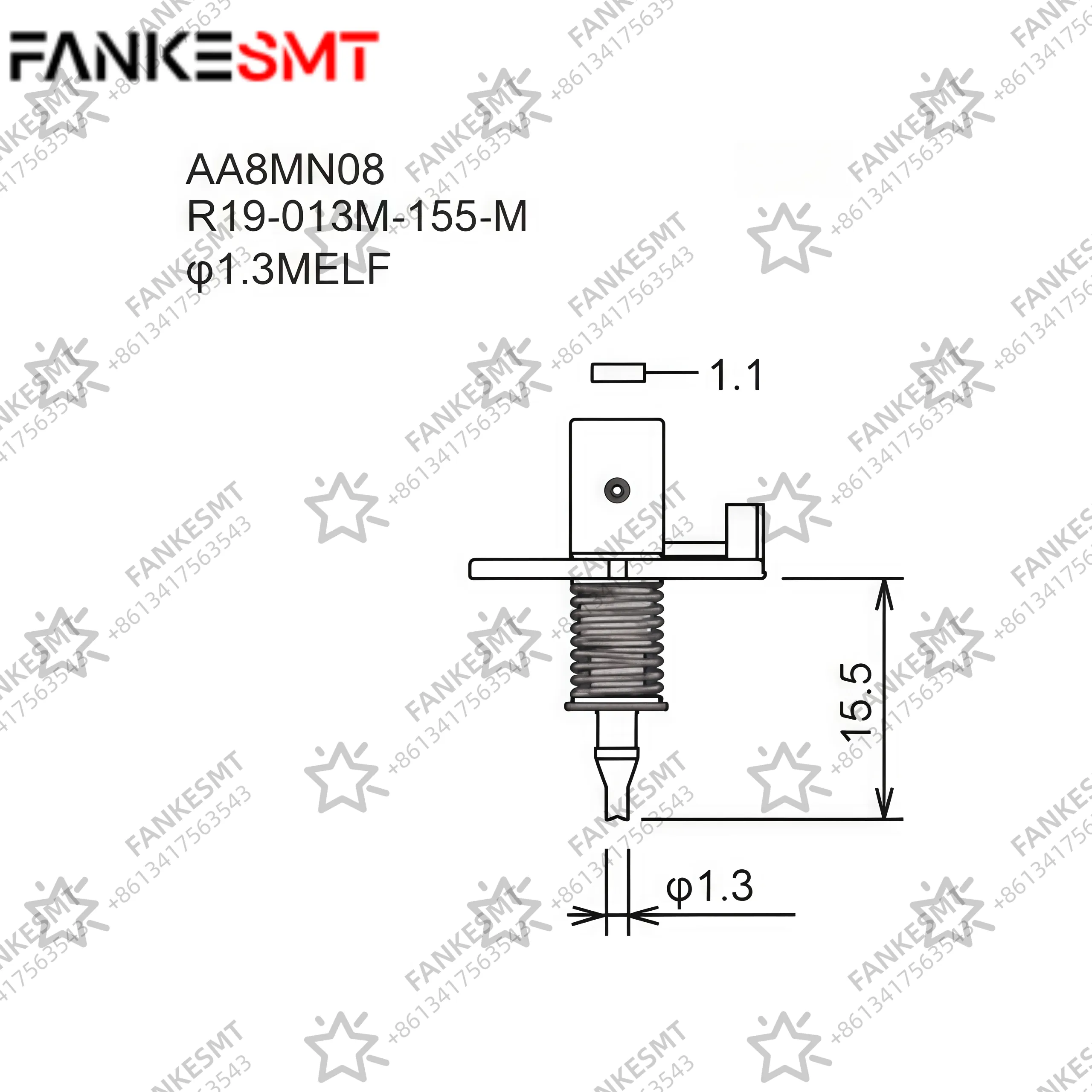 FUJI Nozzle AA8MN08 R19-013M-155-M