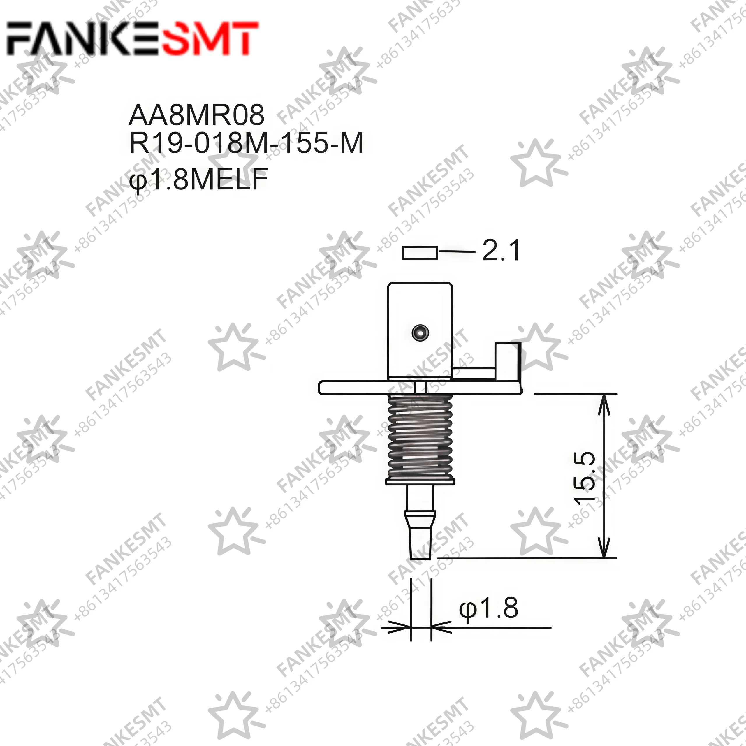 FUJI Nozzle AA8MR08 R19-018M-155-M