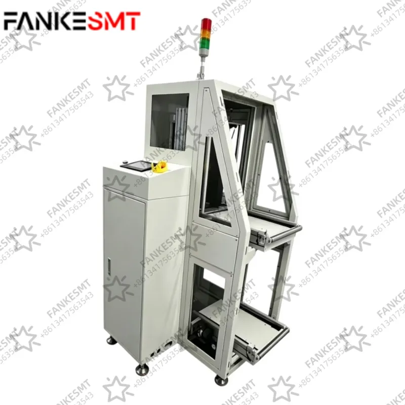 PCB Magazine Unloader With Guide